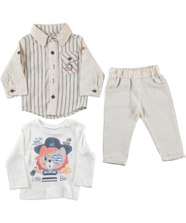 Baby Boy Katan set (3 Pcs)